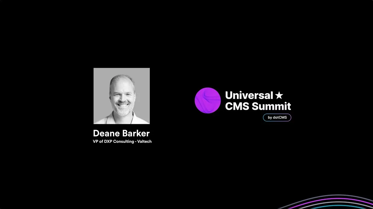 Universal CMS Summit: Naming the Thing